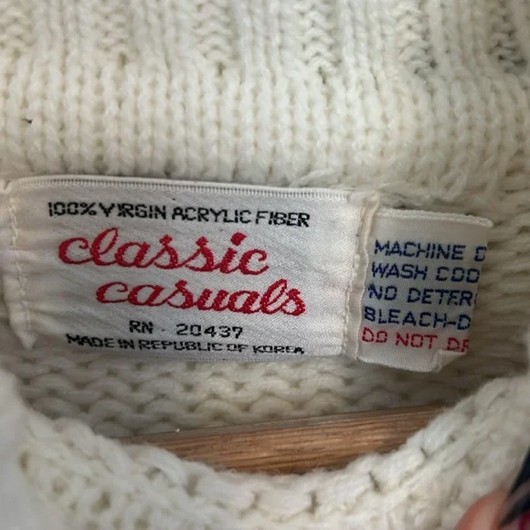 Classic Casuals Off White Sweater - Picture 2 of 6